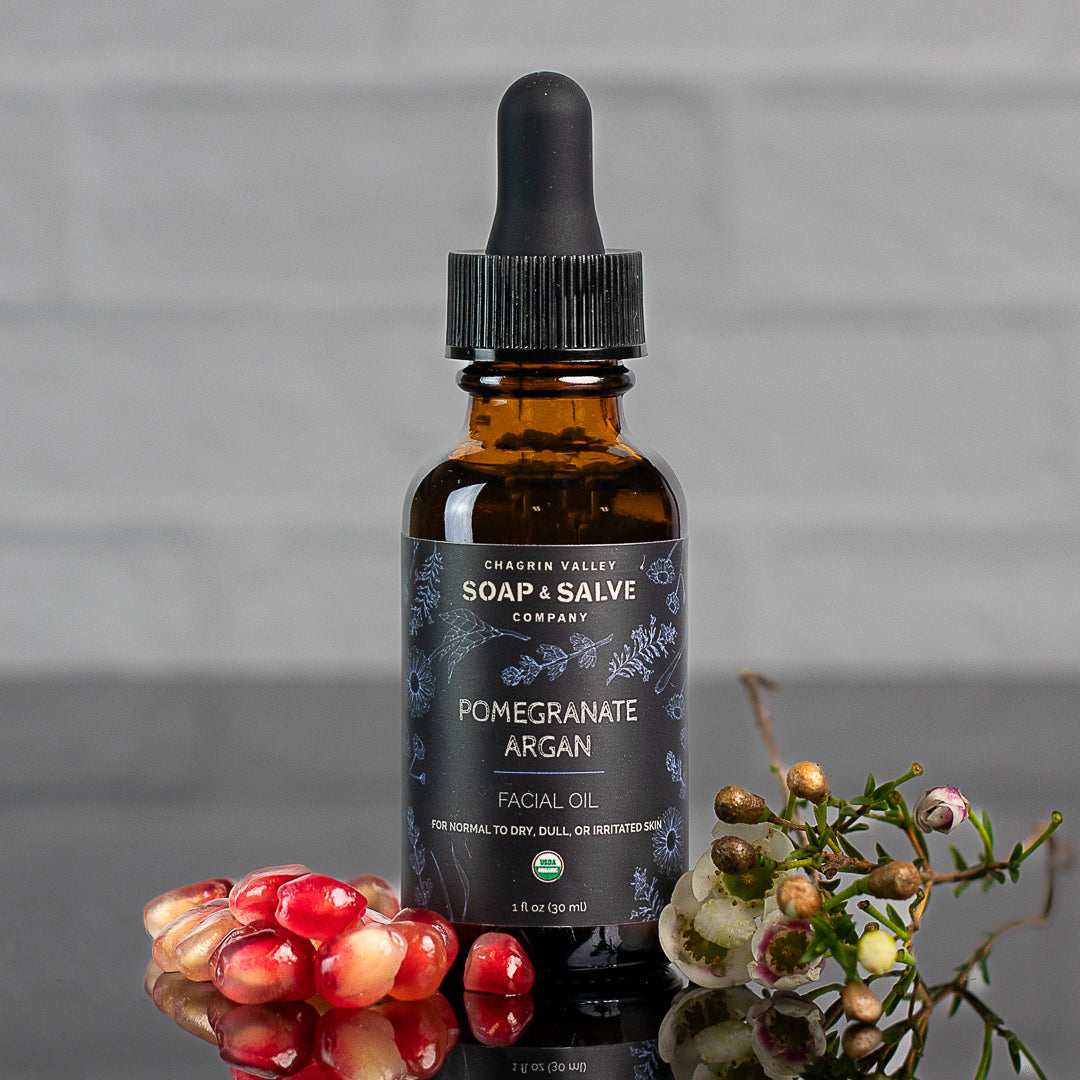 Facial Oil: Pomegranate Argan From Chagrin Valley Soap & Salve