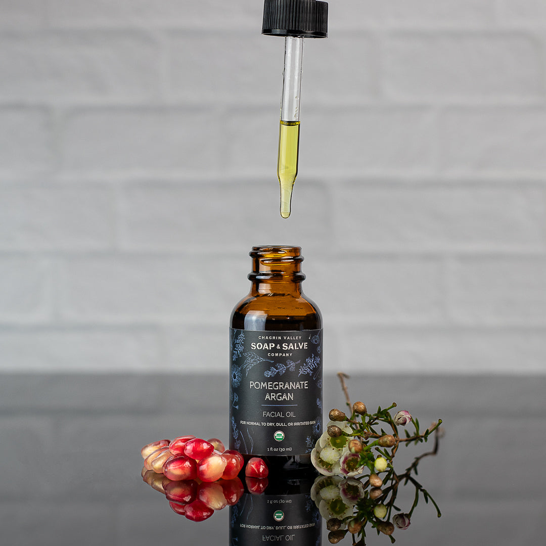 Facial Oil: Pomegranate Argan From Chagrin Valley Soap & Salve