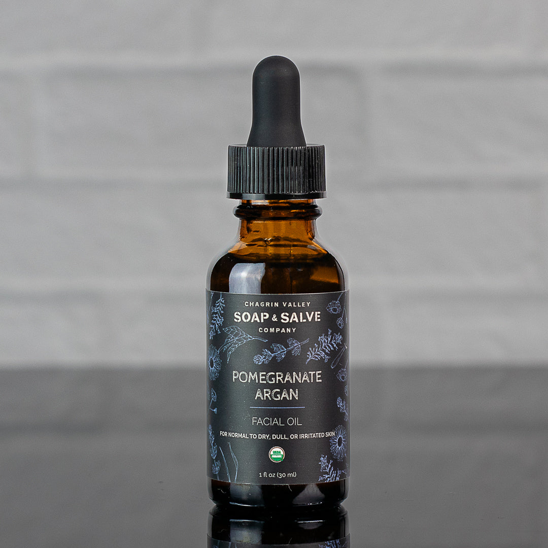Facial Oil: Pomegranate Argan From Chagrin Valley Soap & Salve