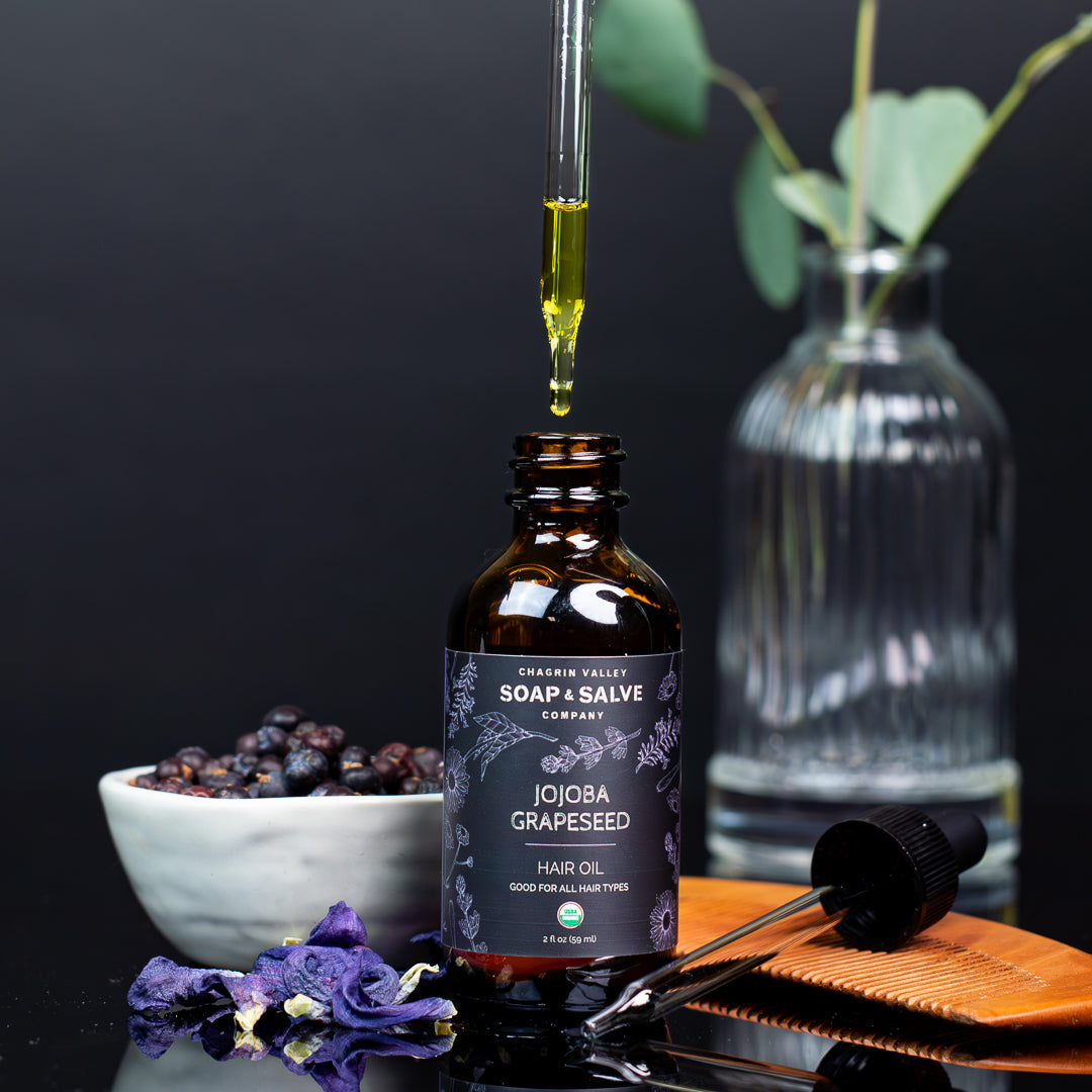 Hair Oil: Jojoba Grapeseed From Chagrin Valley Soap & Salve