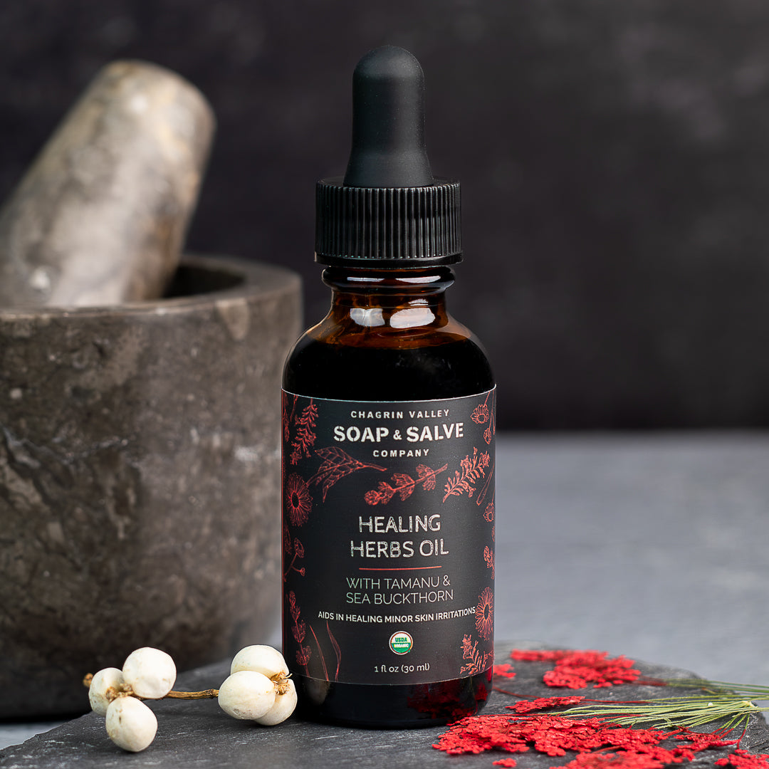 Tamanu & Sea Buckthorn Healing Herbal Serum From Chagrin Valley Soap & Salve