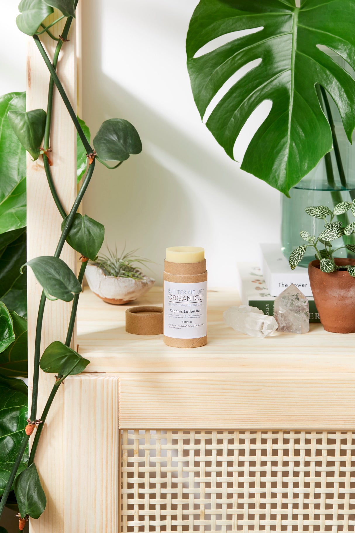 Organic Lotion Bar Shea Butter and Coconut Oil From Butter Me Up Organics