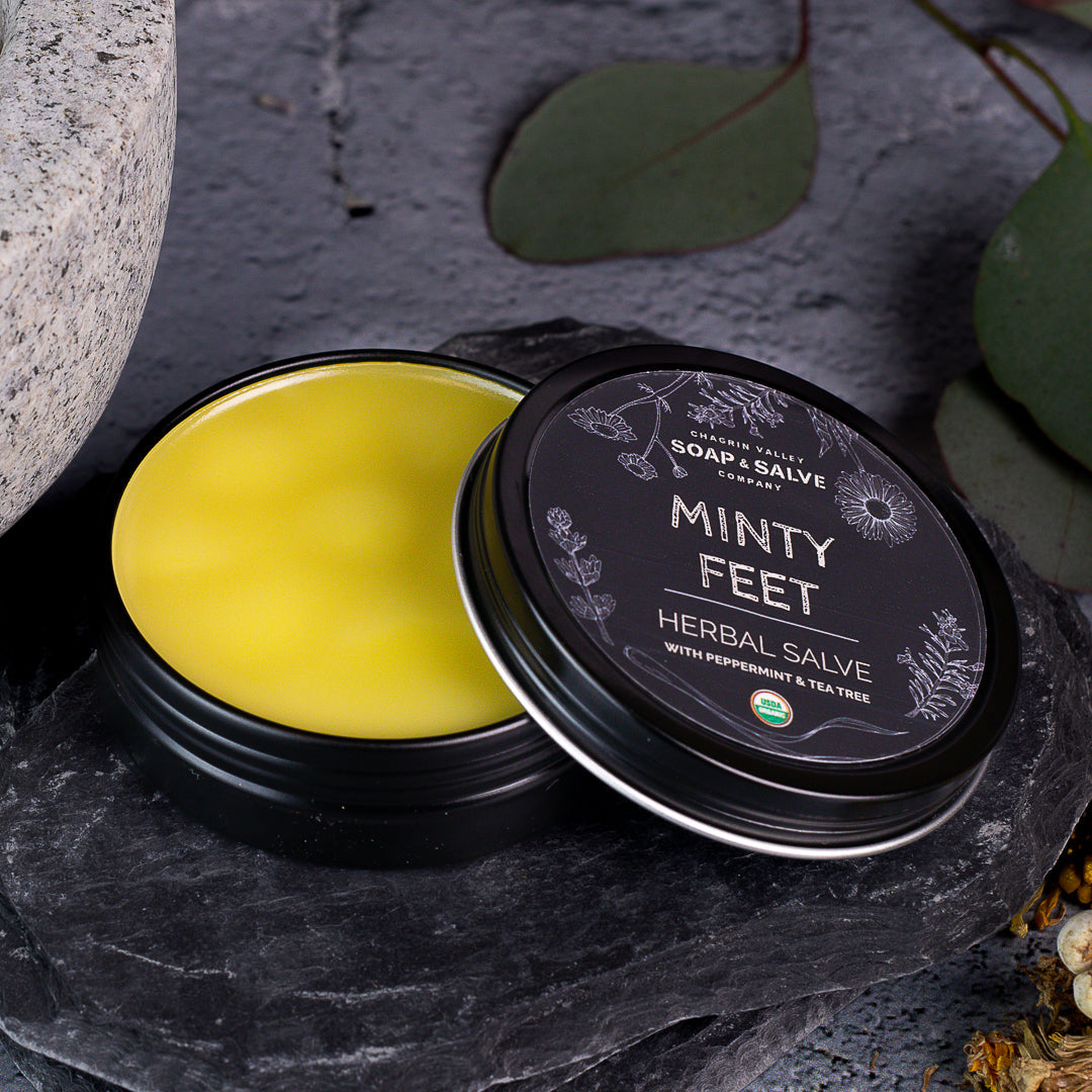 Salve: Minty Feet Balm From Chagrin Valley Soap & Salve