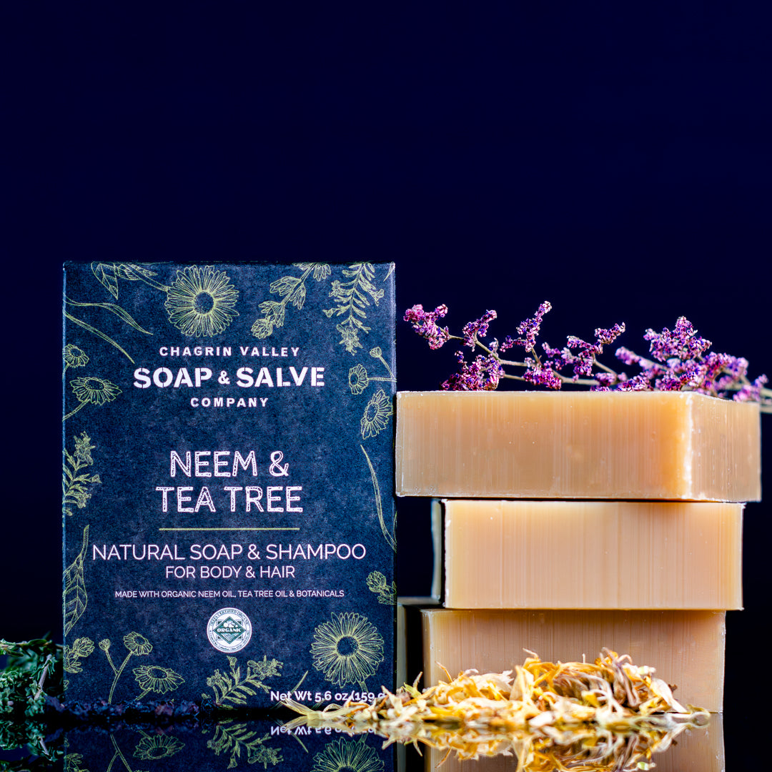 Neem & Tea Tree Body & Hair Shampoo From Chagrin Valley Soap & Salve