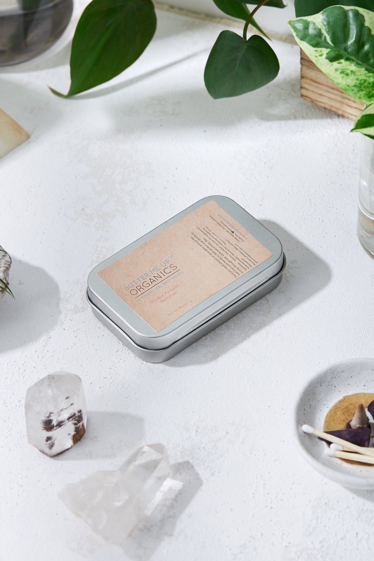 Organic Pomade Hair Wax Styling Gel from Butter Me Up Organics