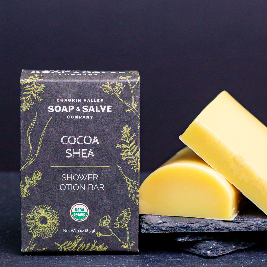 Shower Butter Bar:  Cocoa Shea From Chagrin Valley Soap & Salve