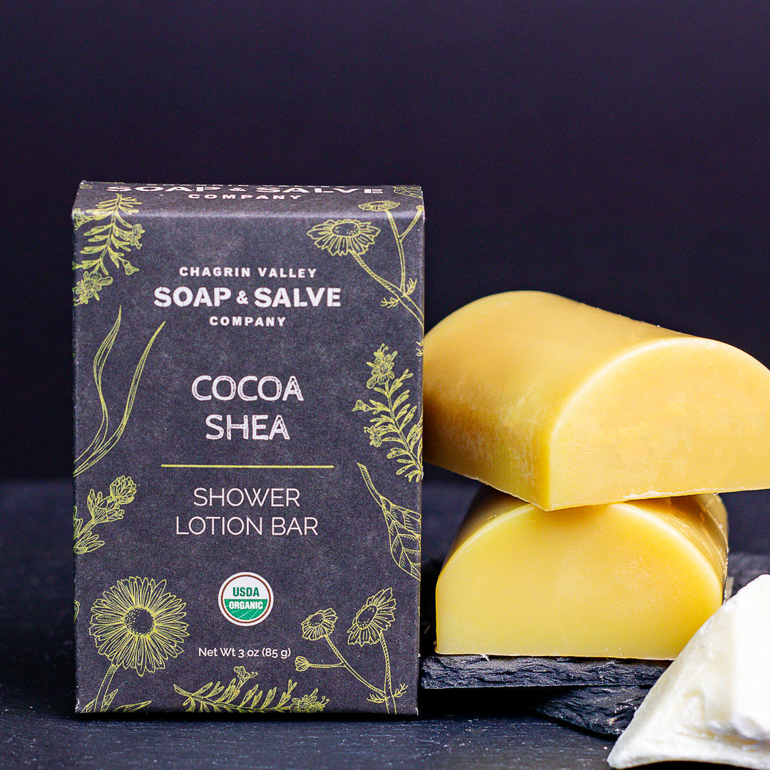 Shower Butter Bar:  Cocoa Shea From Chagrin Valley Soap & Salve
