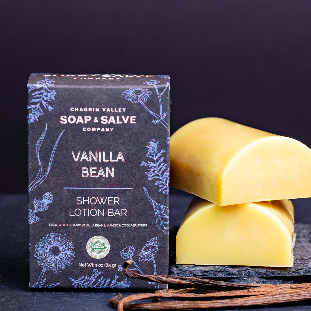 Shower Butter Bar: Vanilla Bean From Chagrin Valley Soap & Salve