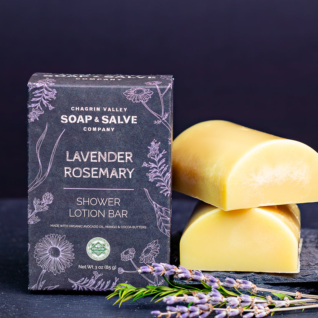 Shower Butter Bar: Lavender Rosemary From Chagrin Valley Soap & Salve