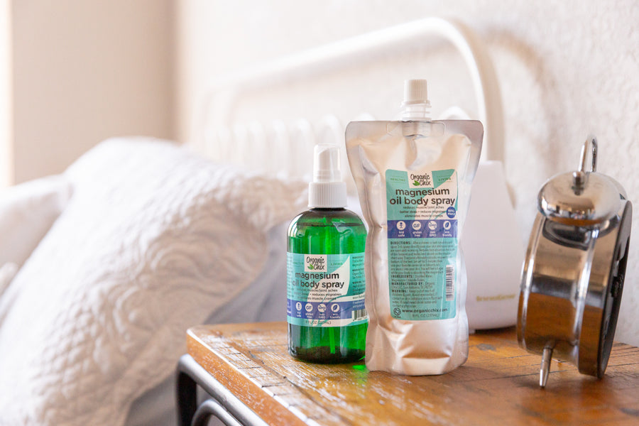 Magnesium Oil Body Spray From Organic Chix