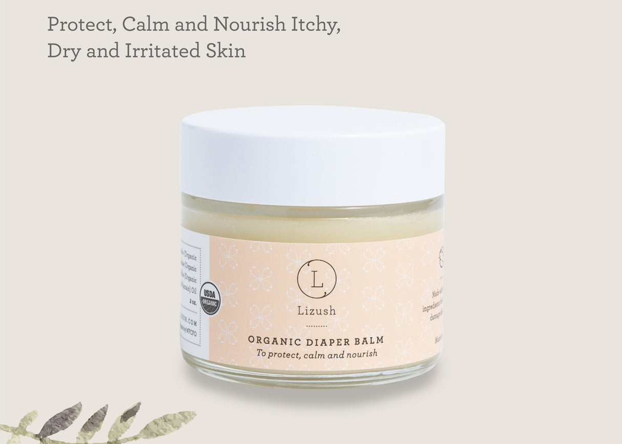 ORGANIC DIAPER BALM To protect, calm and nourish from Lizush