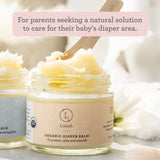 ORGANIC DIAPER BALM To protect, calm and nourish from Lizush