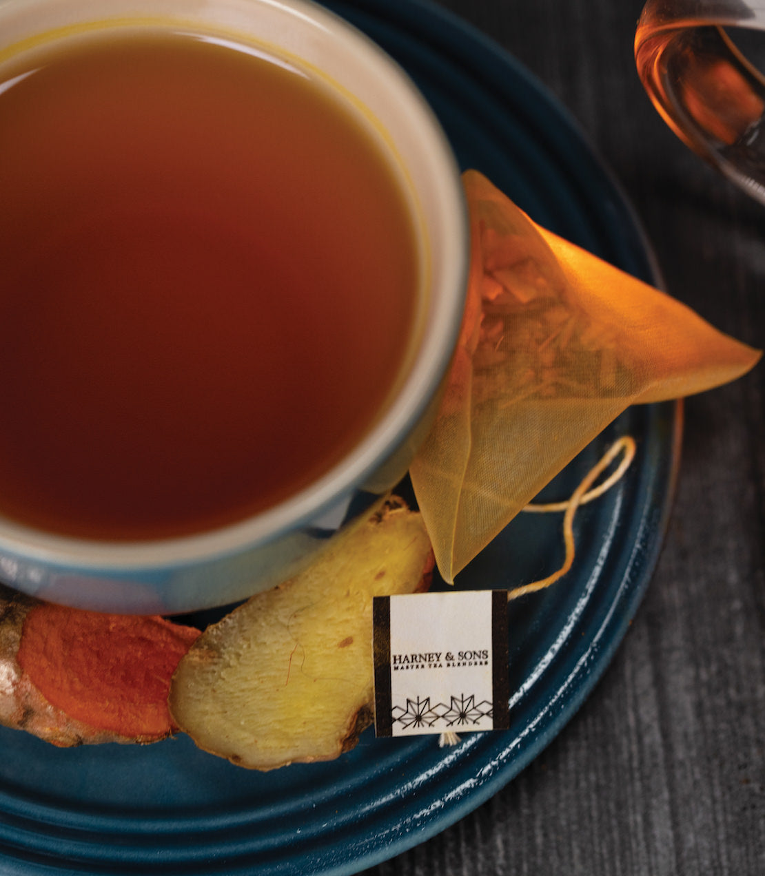 Organic Ginger Turmeric, HT Tin of 20 Sachets from Harney & Sons Fine Teas