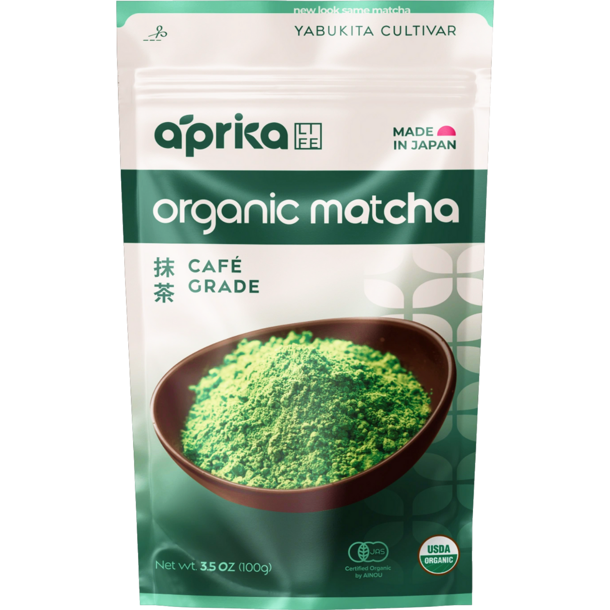 Organic Japanese Matcha Green Tea Powder from Aprika Life