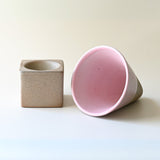 Pink Coffee Mug with Base - 6.8 oz/200ml from Aprika Life