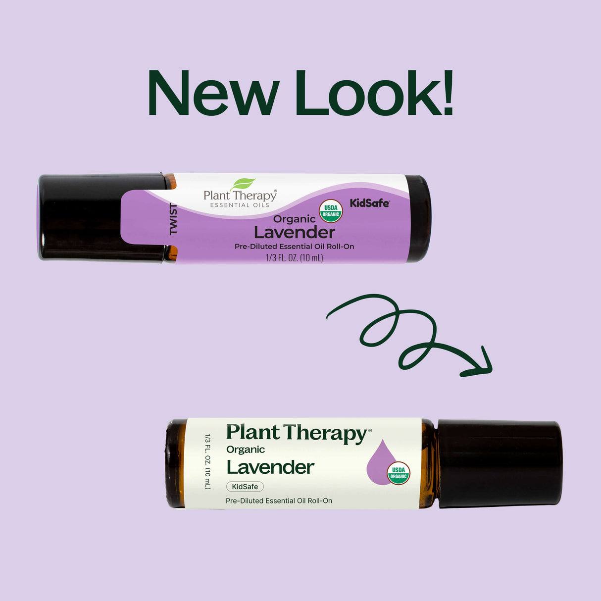 Organic Lavender Essential Oil Pre-Diluted Roll-On from Plant Therapy