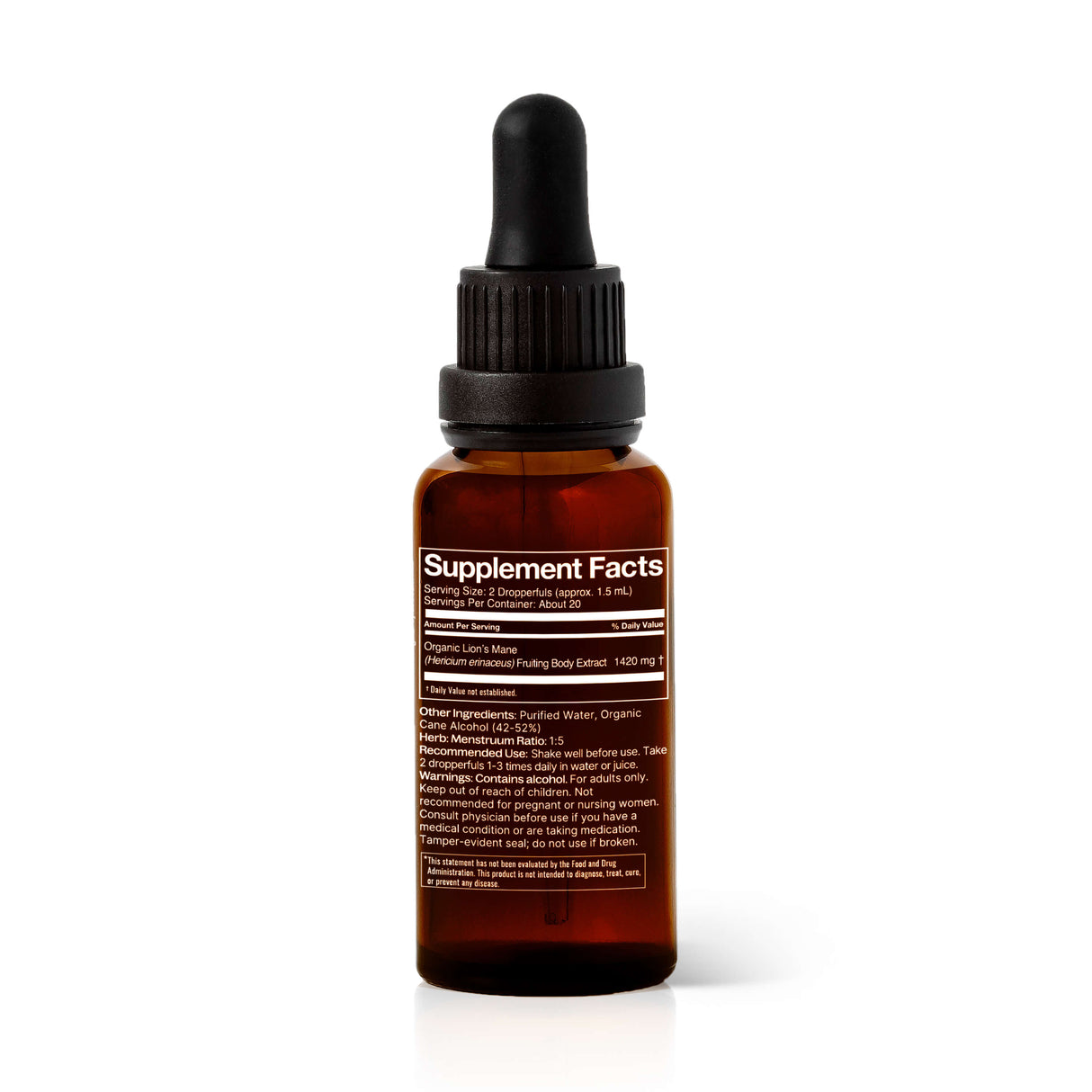 Organic Lion's Mane Tincture From Plant Therapy
