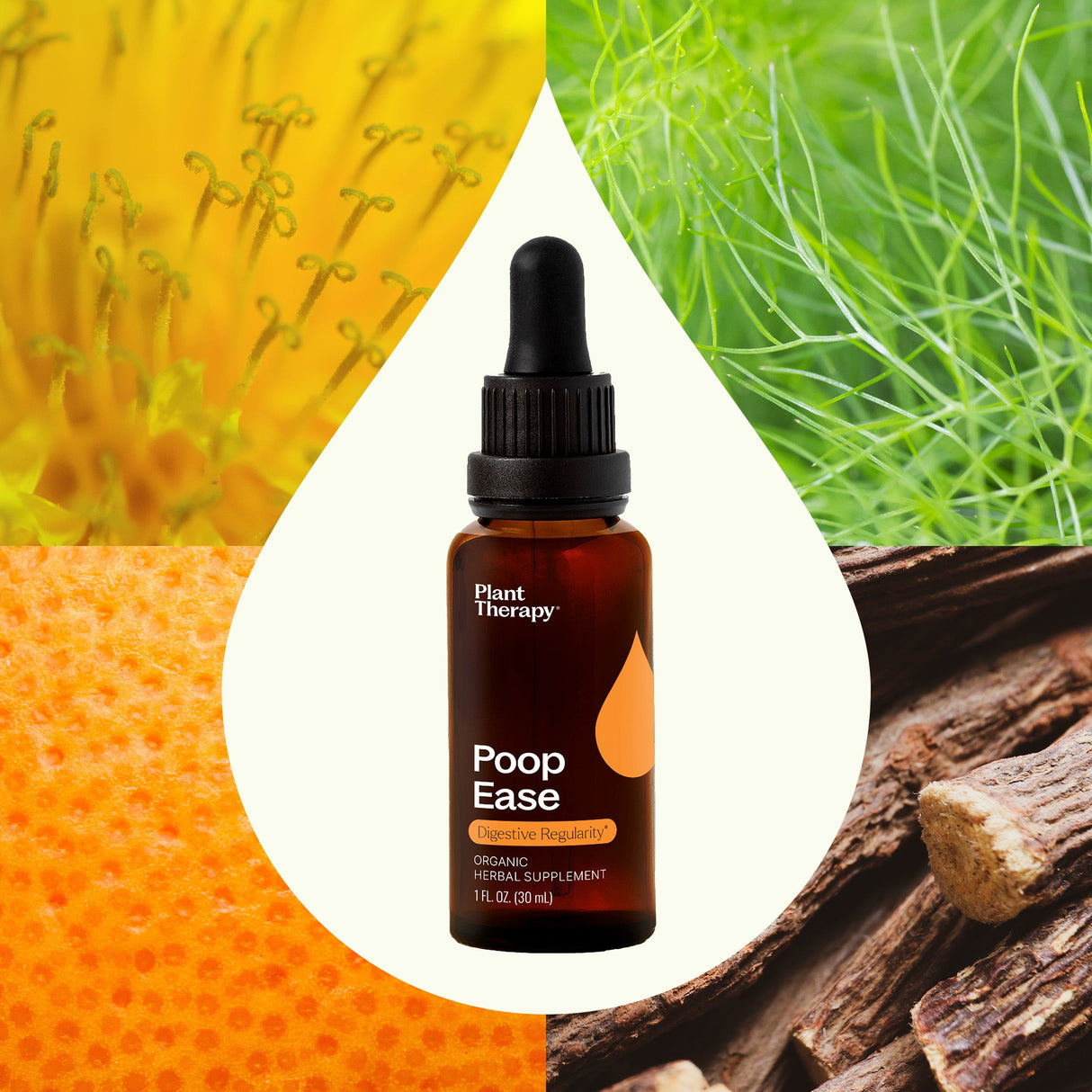 PoopEase Organic Herbal Supplement from Plant Therapy