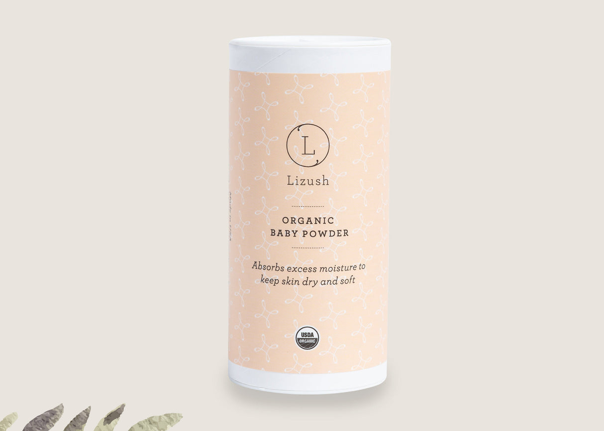 ORGANIC BABY POWDER - Talc Free from Lizush