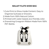 Ballet Flats Shoe Bag, Cream From Bag-all