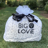 INFINITE CHUNKY KNIT BLANKET | MINKY | LITTLE - SAND from BIG LOViE