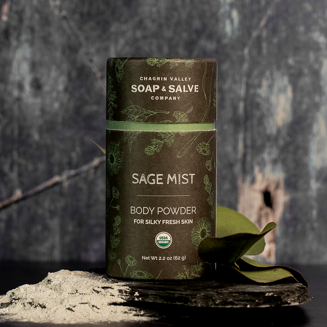 Body Powder: Sage Mist From Chagrin Valley Soap & Salve