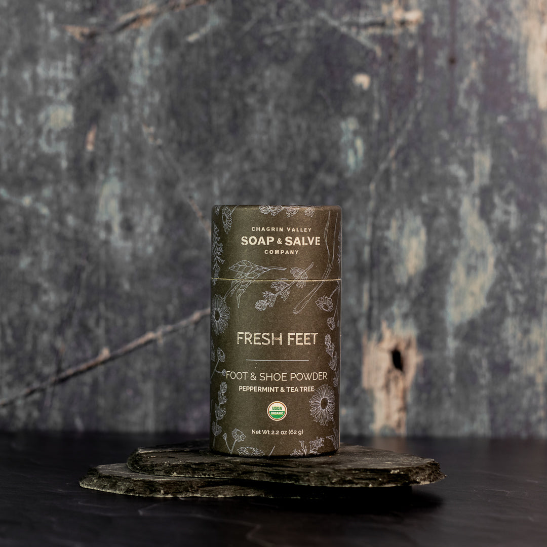 Body Powder: Fresh Feet Foot Powder From Chagrin Valley Soap & Salve