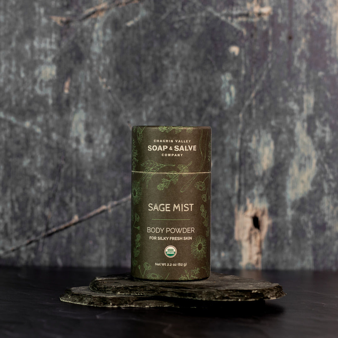 Body Powder: Sage Mist From Chagrin Valley Soap & Salve