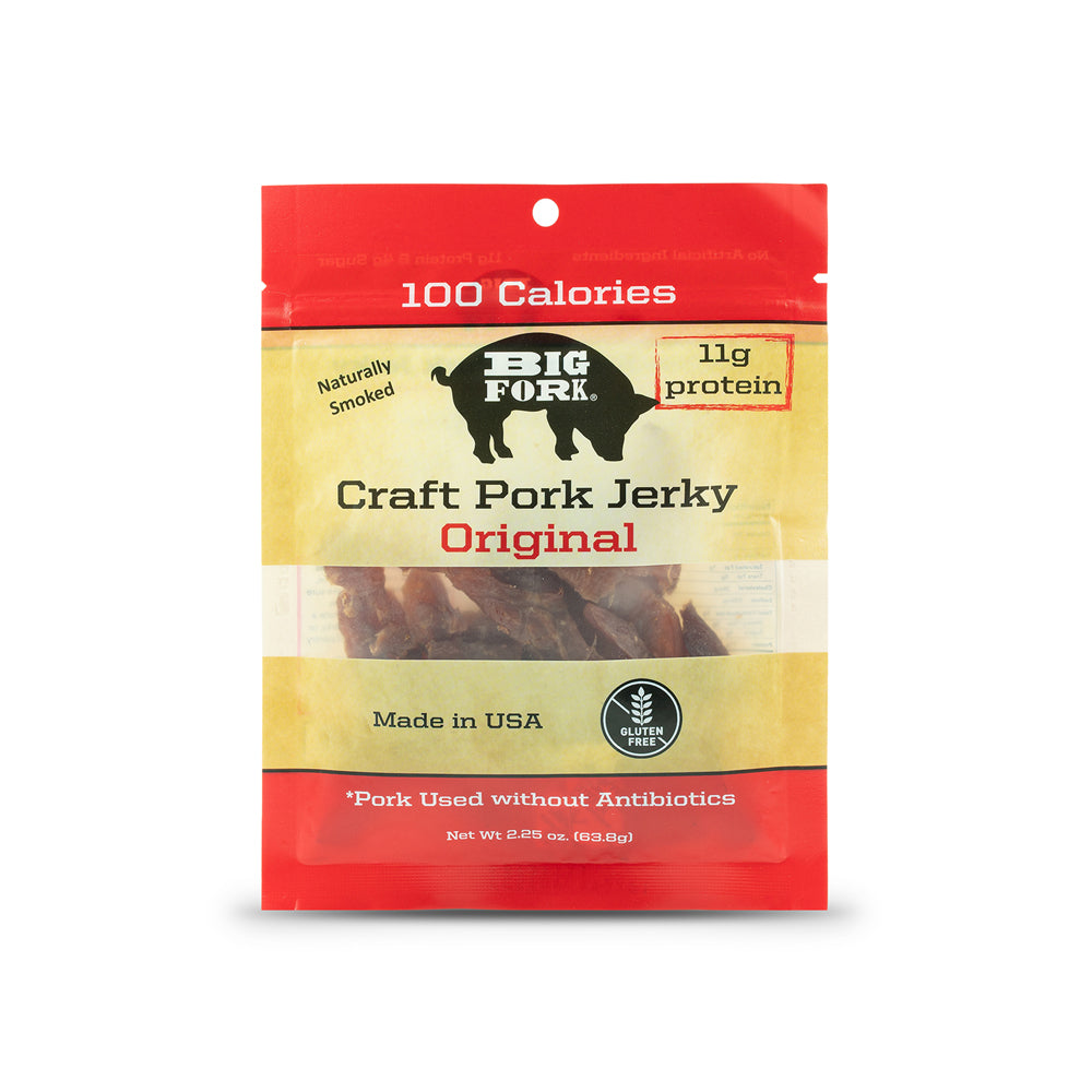 Craft Pork Jerky Collection (24 bags, 8 of each flavor) from Big Fork Brands