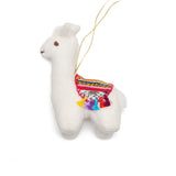 Felt Llama Ornament from Upavim Crafts