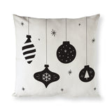 Hanging Ornament Christmas Holiday Pillow Cover from The Cotton & Canvas Co.