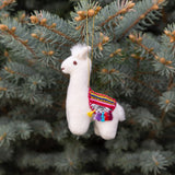Felt Llama Ornament from Upavim Crafts