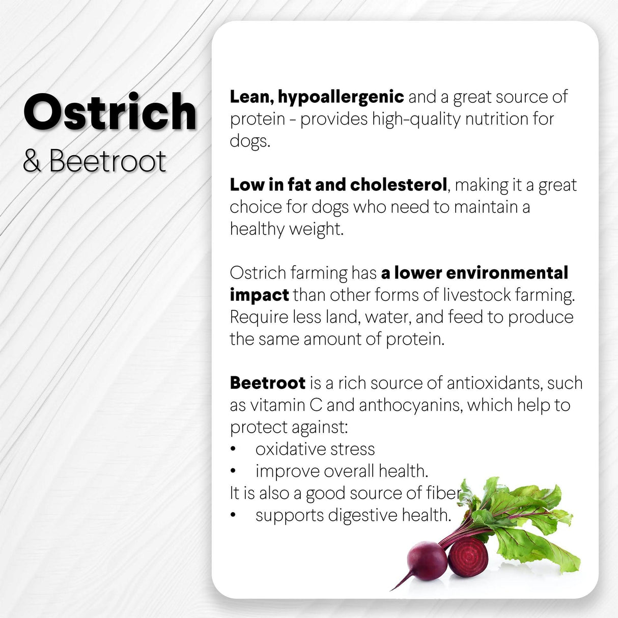 Ostrich Chips with Beetroot (2.5oz): The Flavorful, Immune-Boosting Treat for Dogs from Savannah Pet Food