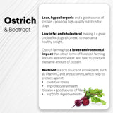Ostrich Chips with Beetroot (2.5oz): The Flavorful, Immune-Boosting Treat for Dogs from Savannah Pet Food