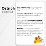 Ostrich Chips with Butternut (2.5oz): The Flavorful, Hypoallergenic Treat for Dogs with Sensitive Stomachs from Savannah Pet Food