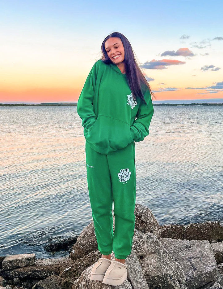Our World Needs Jesus Unisex Sweatpant from Elevated Faith