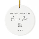 Our First Christmas as Mr. and Mr. Christmas Ornament from The Cotton & Canvas Co.