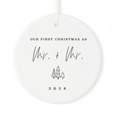 Our First Christmas as Mr. and Mr. Christmas Ornament from The Cotton & Canvas Co.