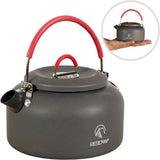 Aluminum Outdoor Camping Kettle with Carrying Bag, 0.8L/0.9L/1.4L/2L From Redcamp