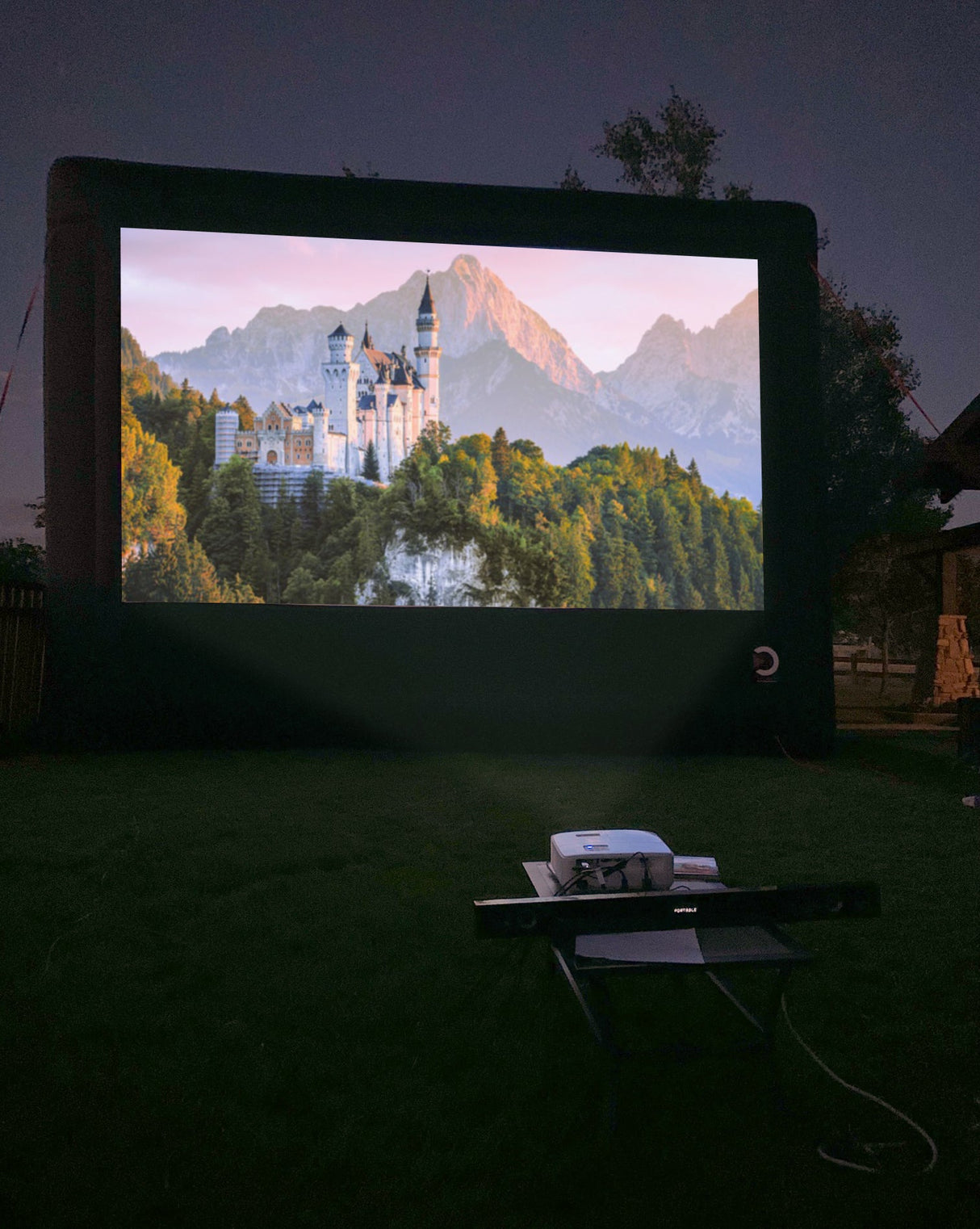 Elite Outdoor Movies 17' Nano Outdoor Cinema System From Elite Outdoor Movies