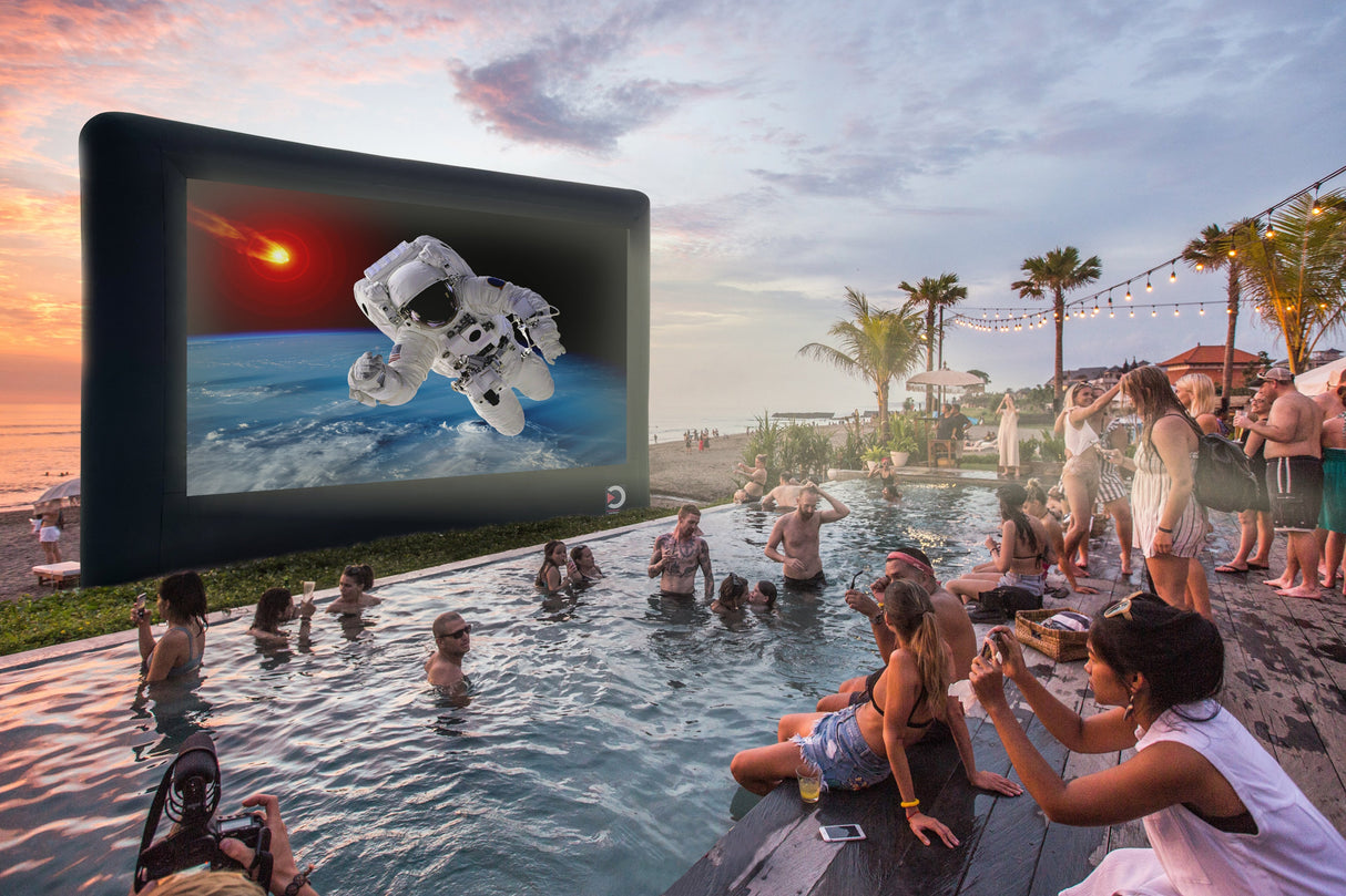 Elite Outdoor Movies 17' Home Outdoor Cinema System From Elite Outdoor Movies