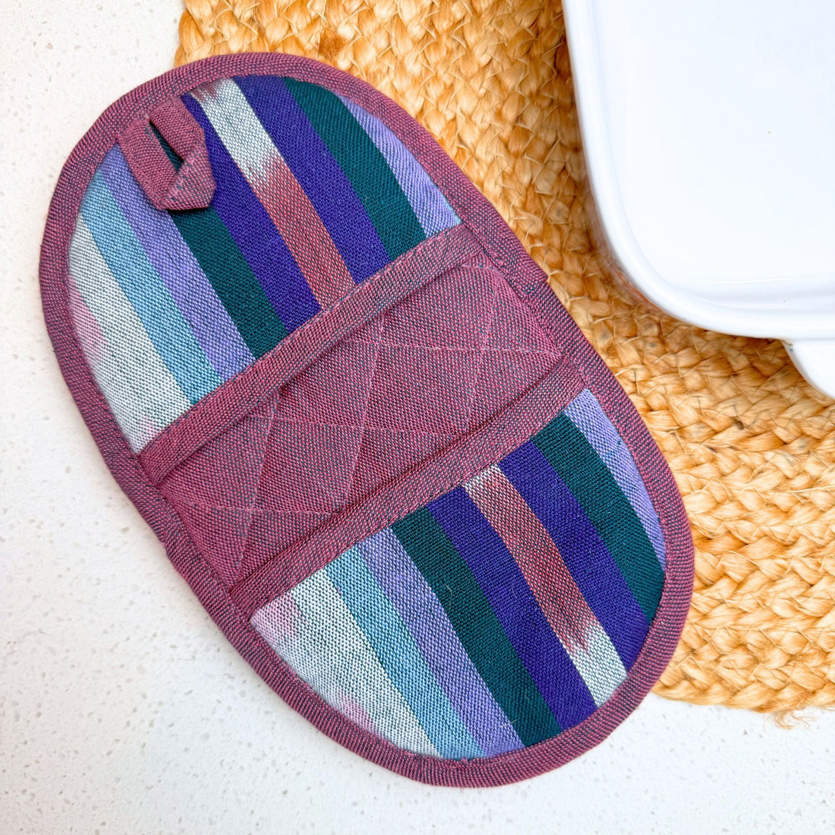 Double Ended Oval Pot Holder from Upavim Crafts
