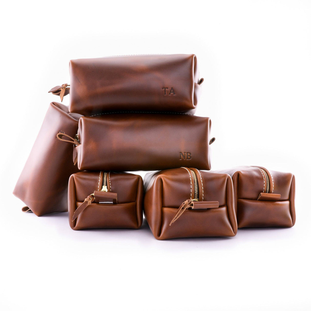 Toiletry Bag All for American from Lifetime Leather Co.