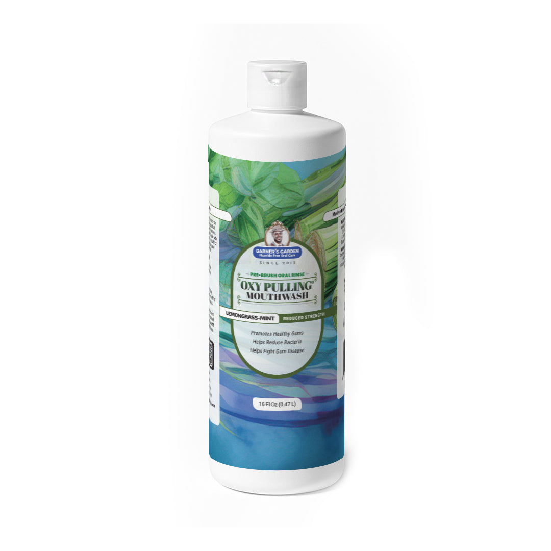 Oxy Pulling Mouthwash | Activated Charcoal | H2O2 from Garner's Garden