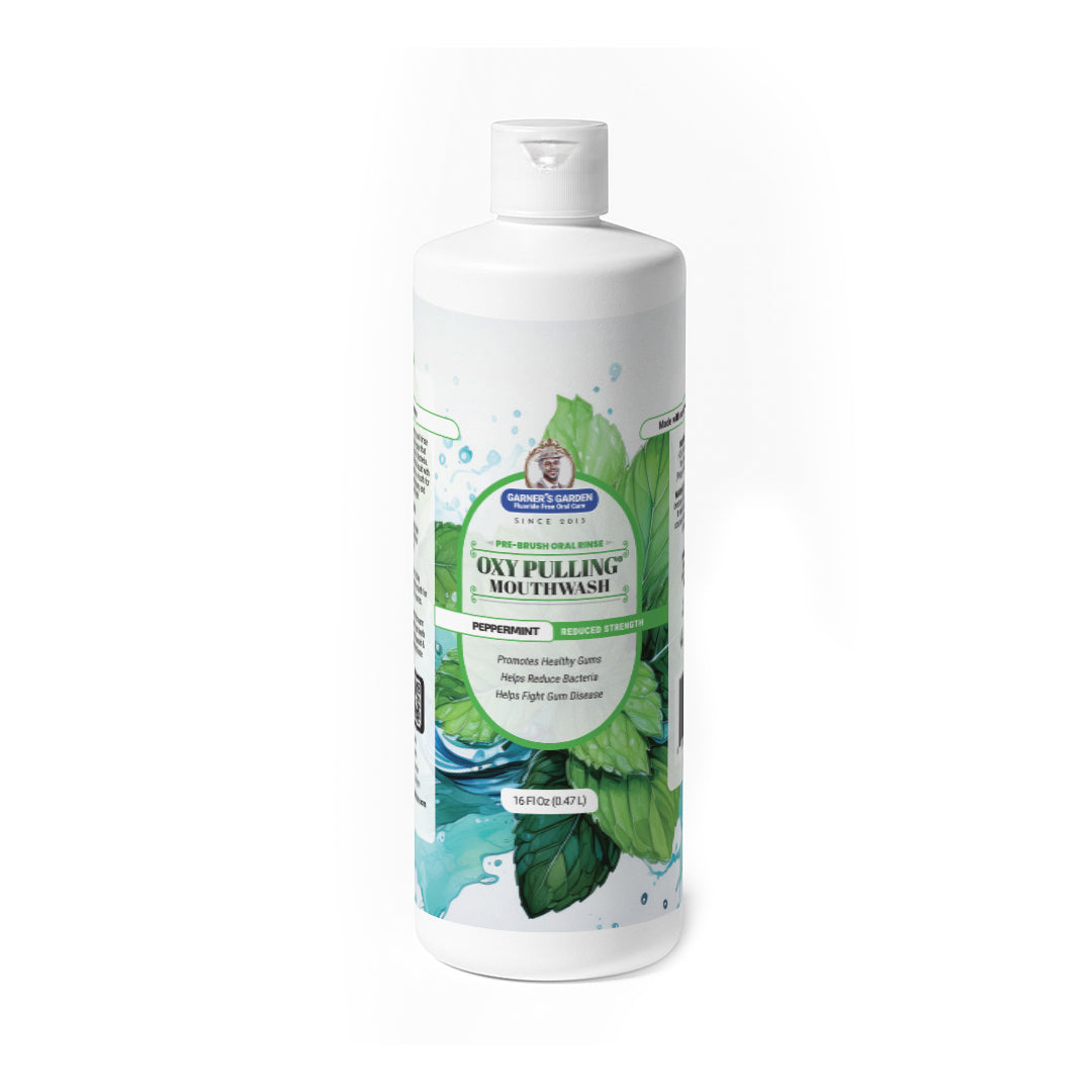 Oxy Pulling Mouthwash | Activated Charcoal | H2O2 from Garner's Garden
