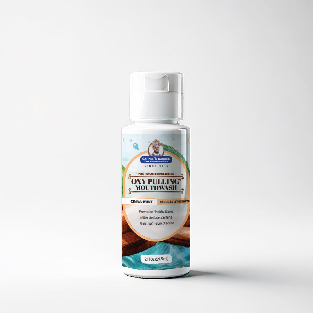 Oxy Pulling Mouthwash | Activated Charcoal | H2O2 from Garner's Garden