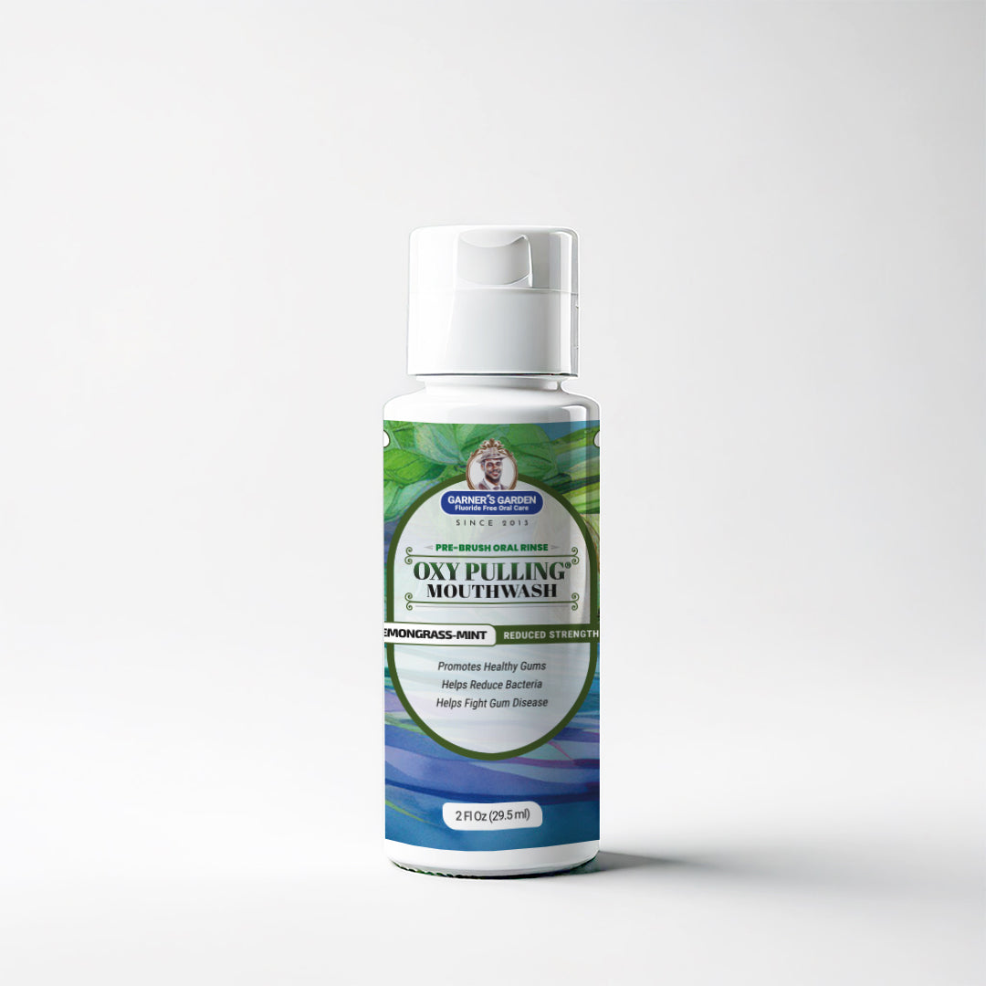 Oxy Pulling Mouthwash | Activated Charcoal | H2O2 from Garner's Garden