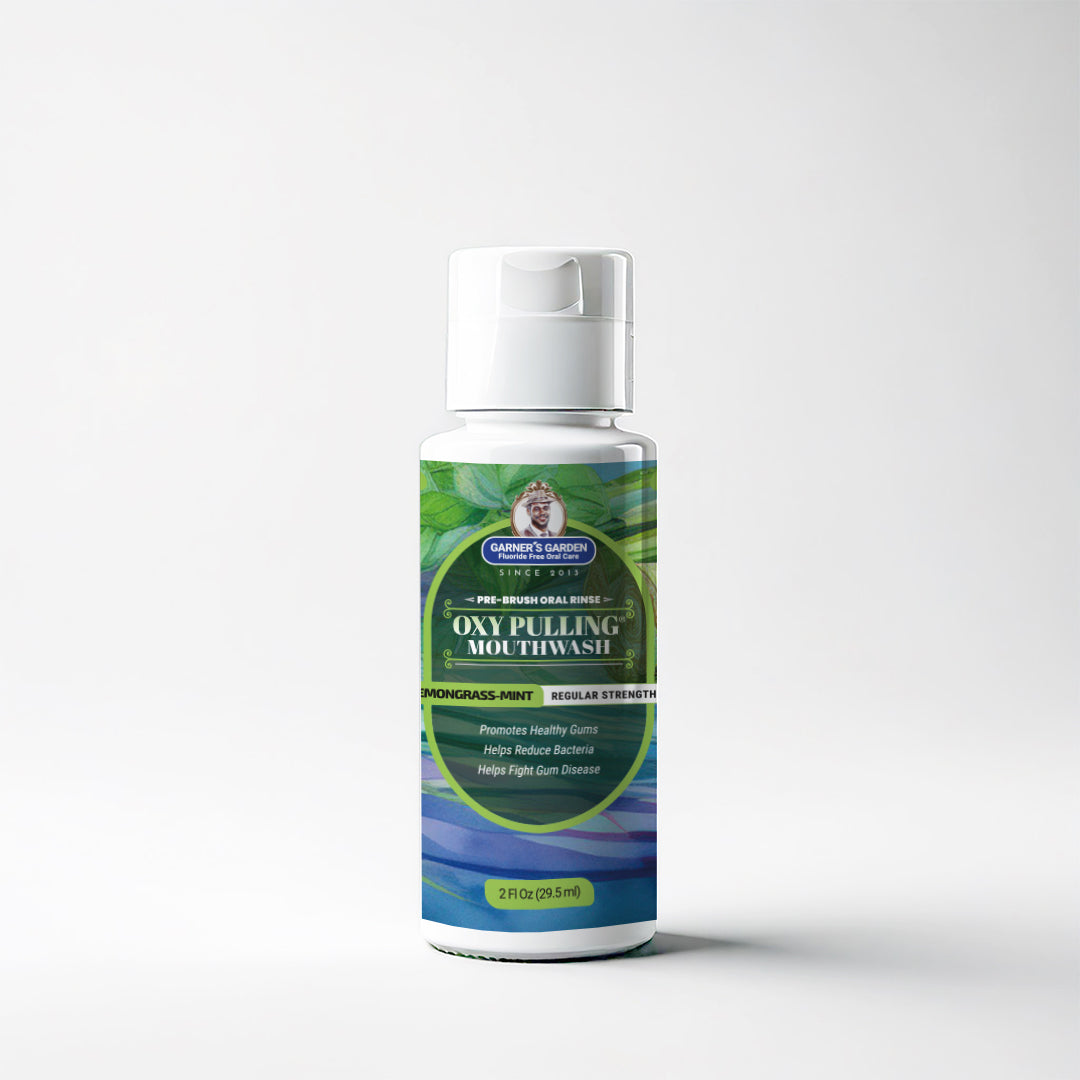 Oxy Pulling Mouthwash | Activated Charcoal | H2O2 from Garner's Garden