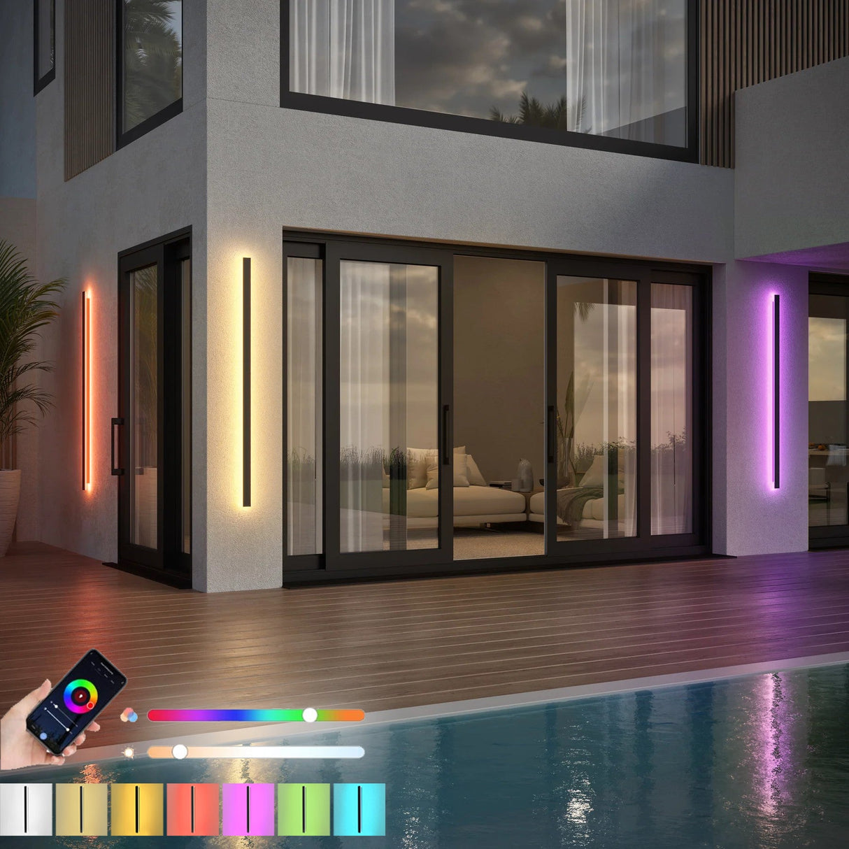 Svelte Smart Outdoor Lamp from Ozarké