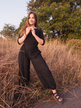 Natural Yoga Pant From Cotton Flower Clothing